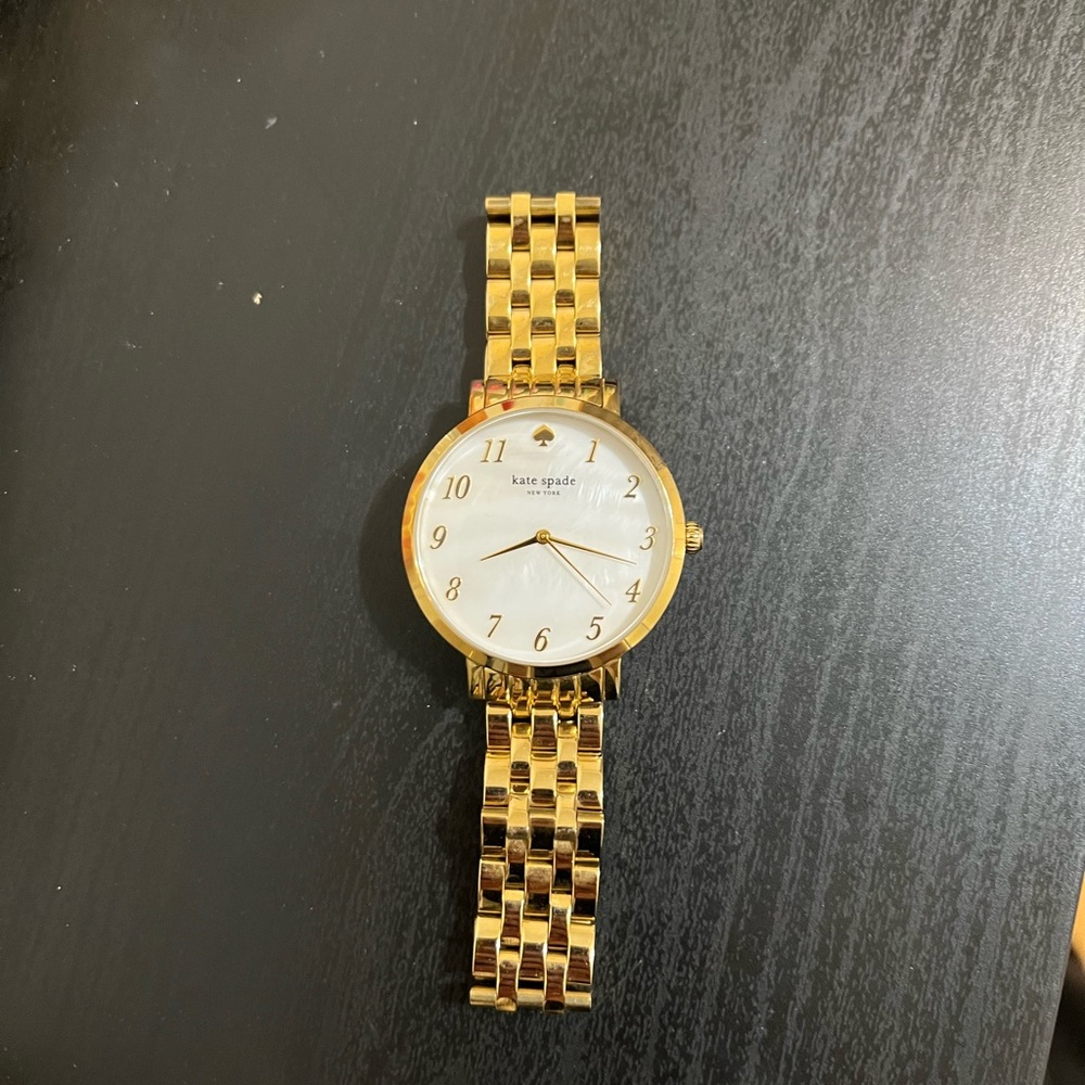 Gold Kate spade watch